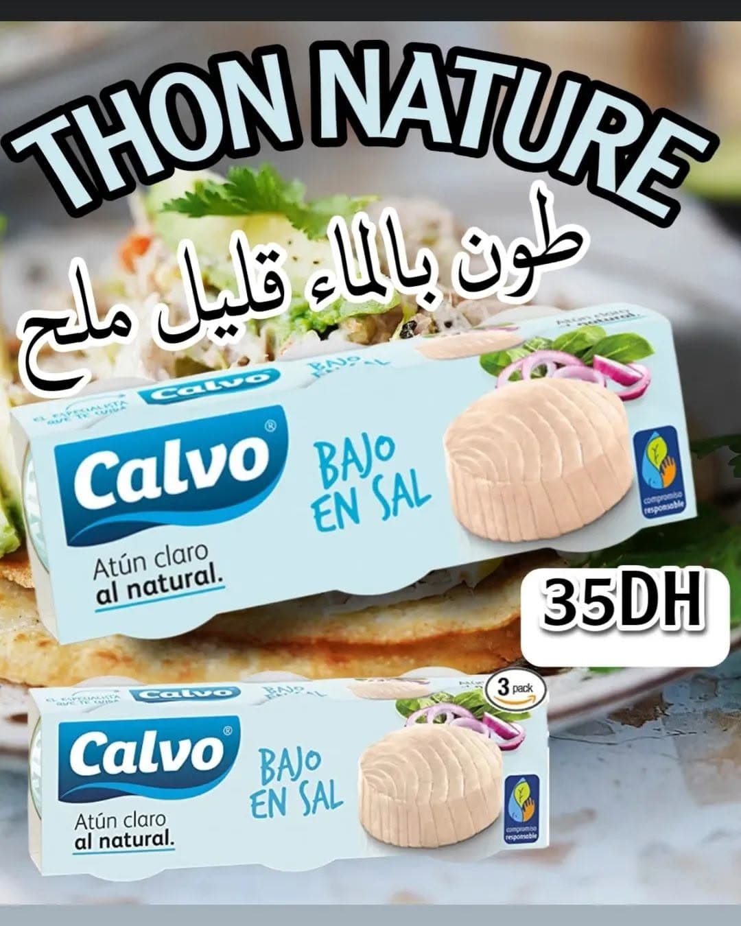 Pack Thon Calvo Famille